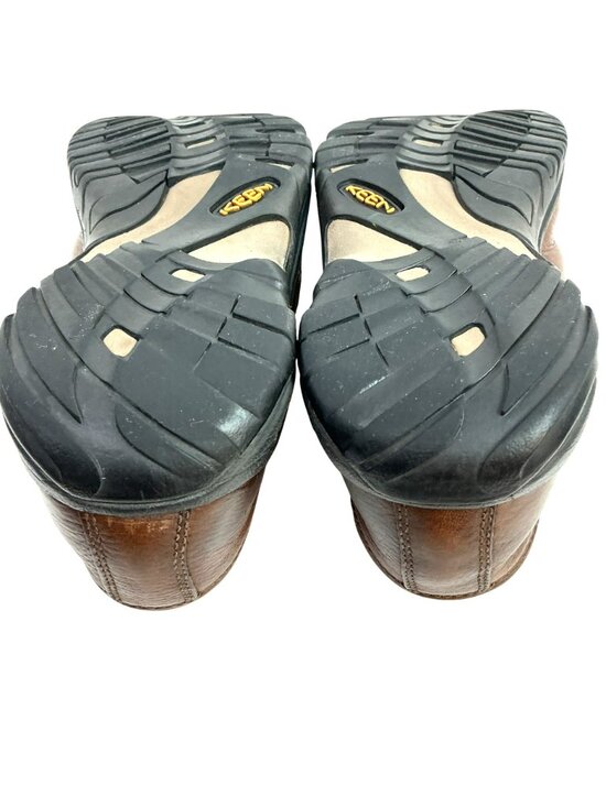 Keen Ashland Leather Slip-On Loafers Mens 9.5 Brown